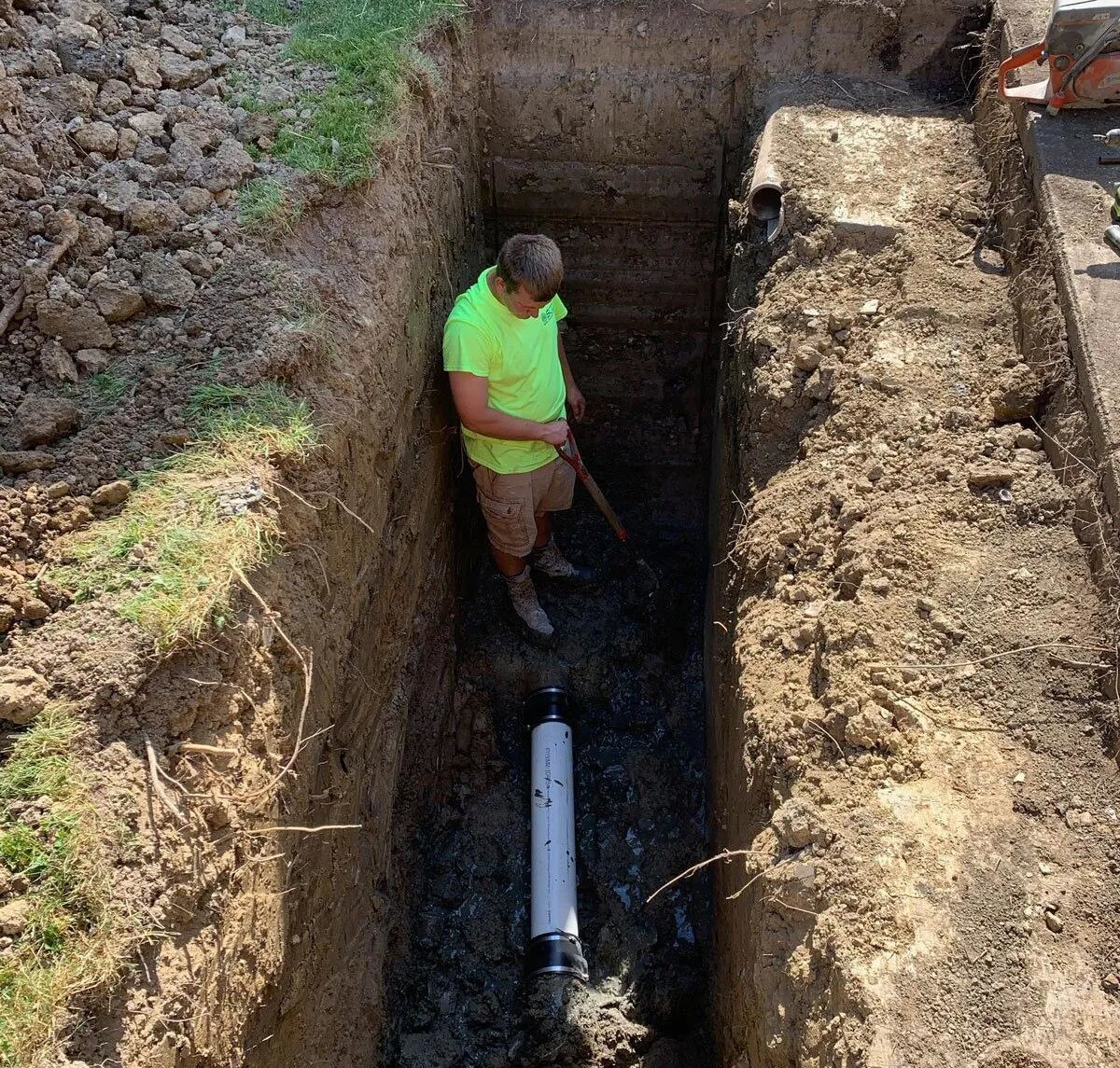 Denver sewer work
