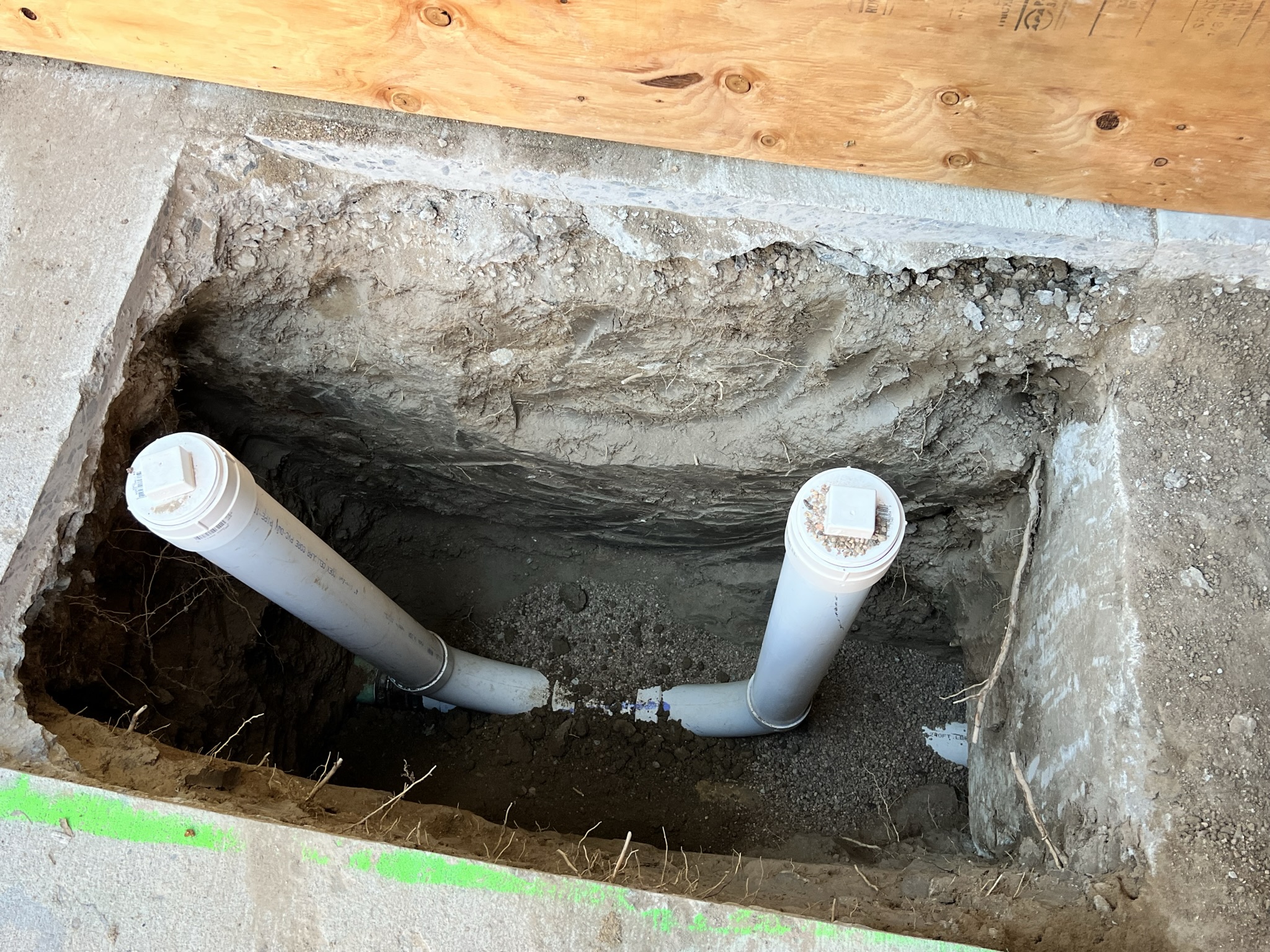 Sewer excavation Denver